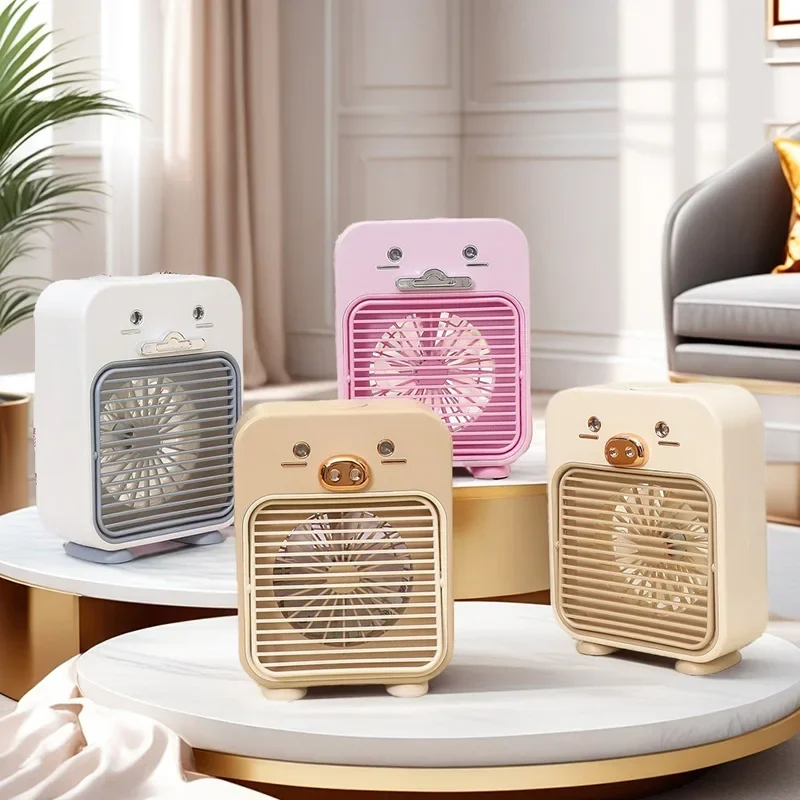 

Портативные портативные вентиляторы, USB-вентилятор для зарядки, украшение для рабочего стола, студенческий офис, летние уличные мини-вентиляторы для скалолазания, рыбалки, 17,4 см