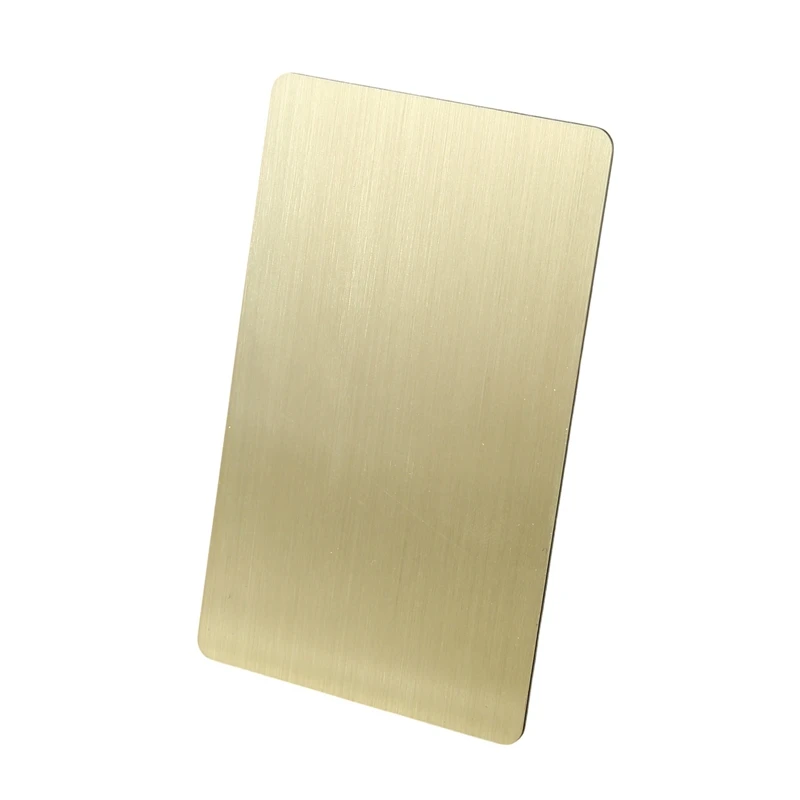 NFC Cards With 216 Chip, 13.56Mhz Frequency, 888 Bytes Storage, PVC & Laser-Printable Metal Finish Durable Easy Install