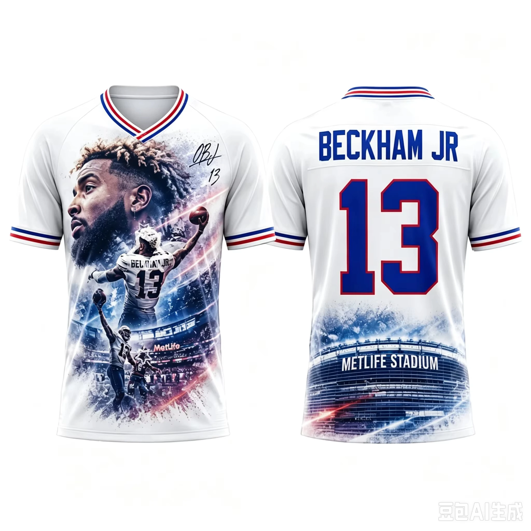 Odell Beckham Jr. commemorativ - Women'S Fashion Rugby Shirt 评论和价格