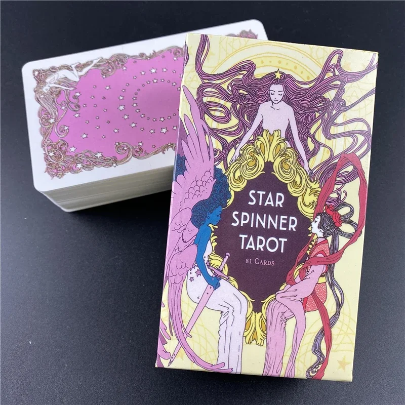 Star Spinner Tarot English Version Table Deck Tarot Oracle Card Fun Playing Divination Fate Board Games PDF Guidebook witch