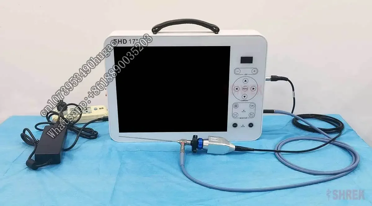 medical full hd laparoscopic system portable unit equipment with 17 inch