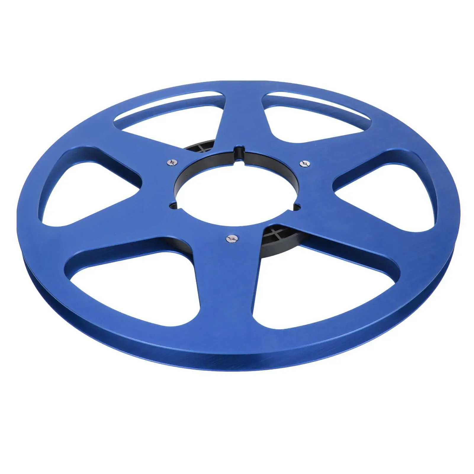 6-Hole 10.5” Empty Tape Reel - Aluminum Alloy Sound Tape Takeup Reel for Universal Opening Machines