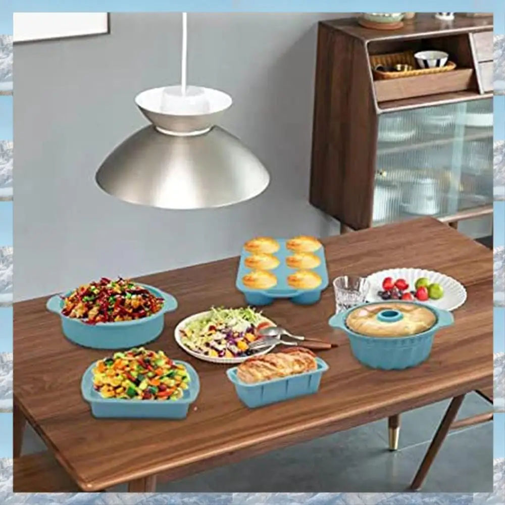 

2025 горячий стиль, набор силиконовых форм для выпечки, антипригарные формы для выпечки, набор форм для выпечки печенья, противень для торта, форма для хлеба Pizz