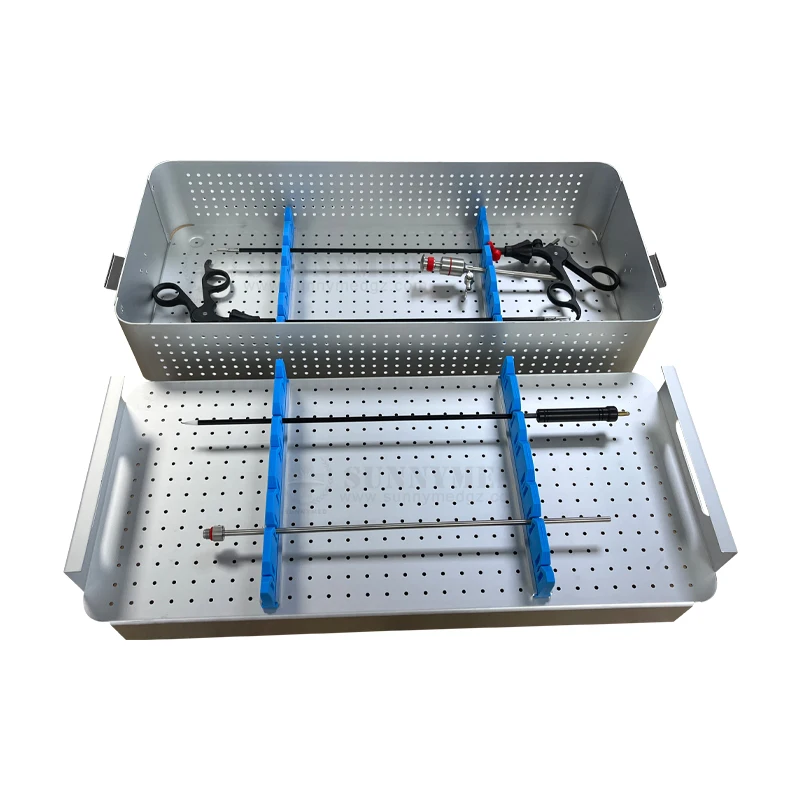 Cost Effective Sterilized Steel Container Medical Disinfection Endoscope Storage Enhanced Disinfection Box