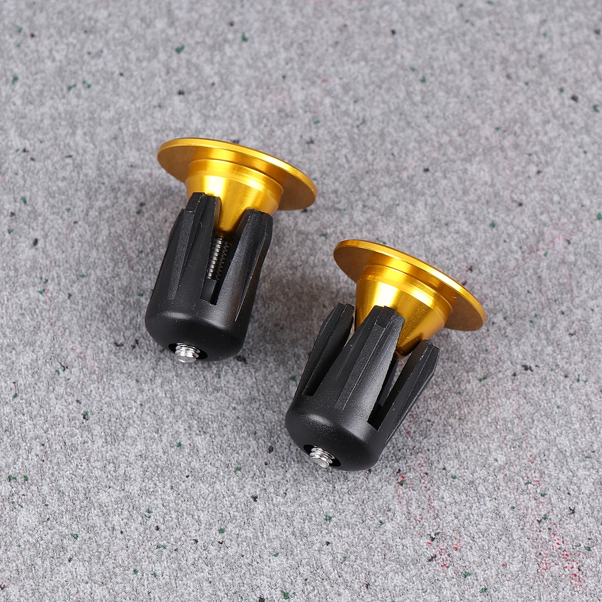

Bicycle Handlebar End Plug Accessories for 22~24mm Caliber Purple Golden Caps Suitable for Mountain Road Folding Adult Bikes