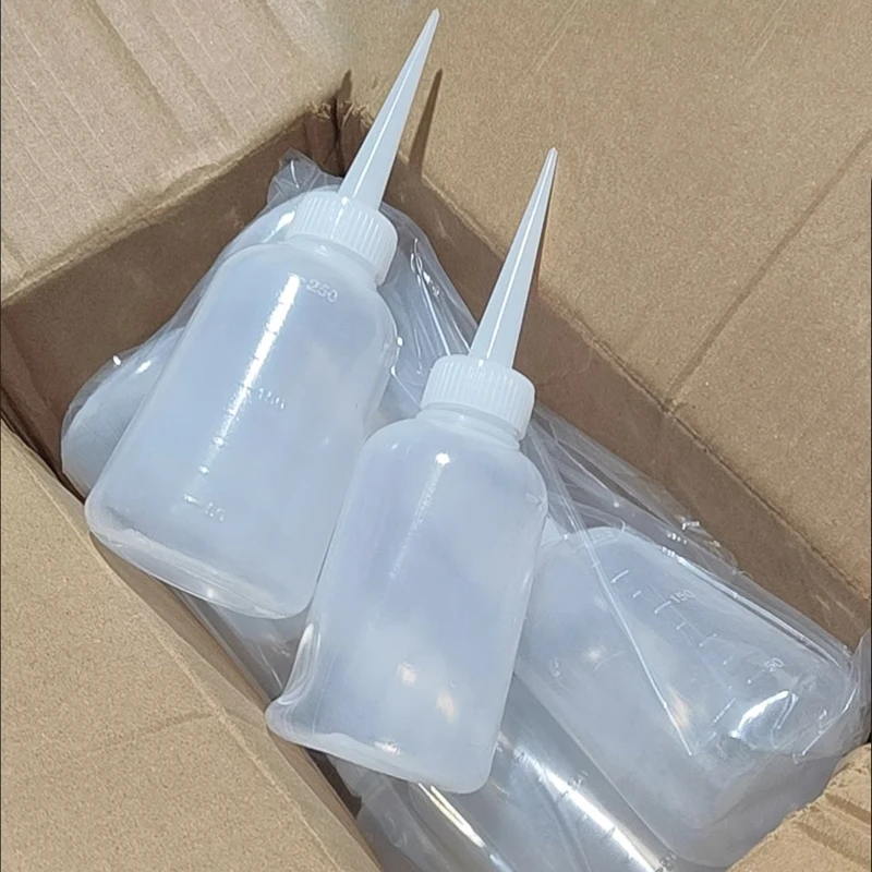 1/3/5/10Pcs Thickened Plastic Glue Bottle Set 100ml 150ml 250ml 300ml 500ml Point Tip Oil Dispenser for DIY/Lubricant /Adhesive