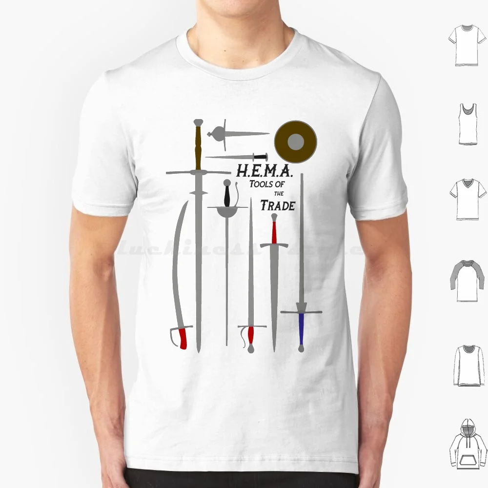 Hema-Tools Of The Trade T Shirt Cotton Men Women Diy Print Hema Swords Medieval Sword Longsword Federschwert Arming Sword