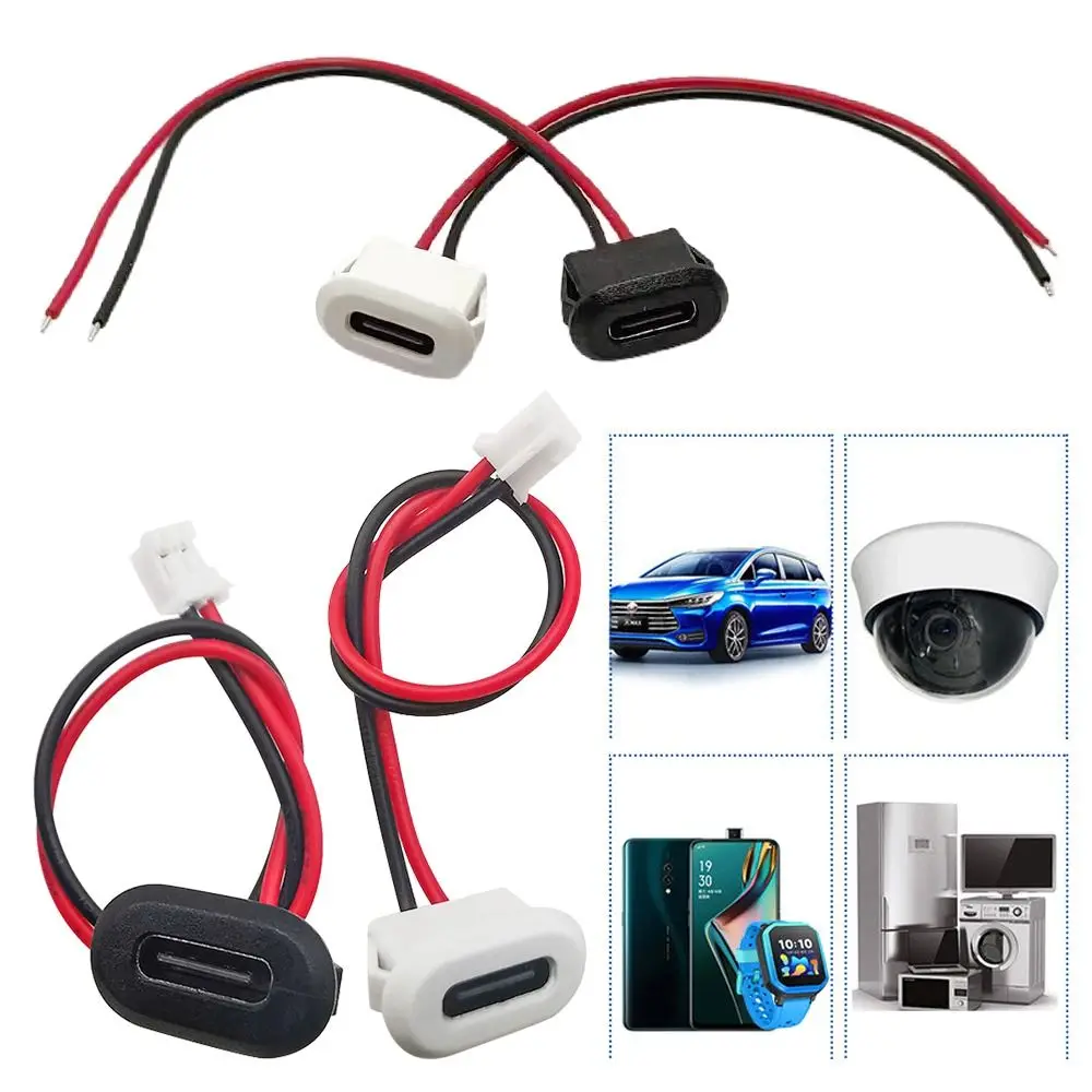 Presa a spina 3A porta di ricarica rapida fibbia per scheda presa femmina USB-C connettore di tipo C per caricabatterie