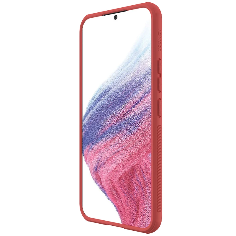 Capa NILLKIN Frosted Shield para Samsung Galaxy A54 5G, acabamento fosco sem poeira, PC + TPU moldado por injeção, resistência de queda aprimorada