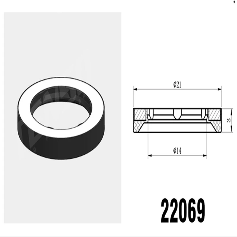 Fuel Injector repair kits GDI Gasket PT Black 14*3*21MM For BOSCH Kia Hyundai 02561500100 B1129209  0261500114  12638530