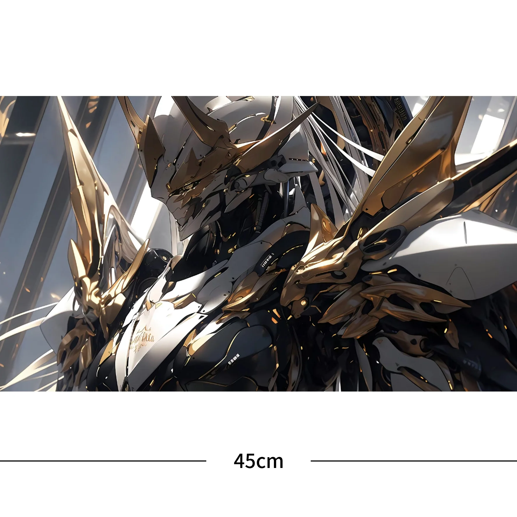 

Gundam Mech Decoration Painting Anime Sticker Bar Coffee Shop Wall Sticker Cool Anime Eyes Poster Sticker