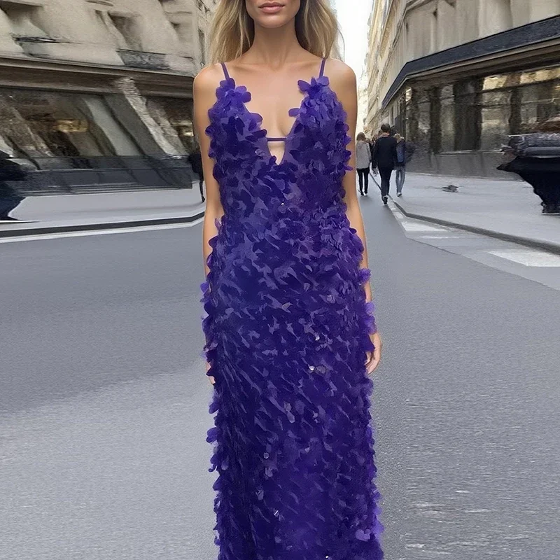 Robe de Cocktail d'été à paillettes, coupe cintrée, Sexy, sans manches, bretelles, taille haute, coupe basse, couleur unie, robe longue de plage