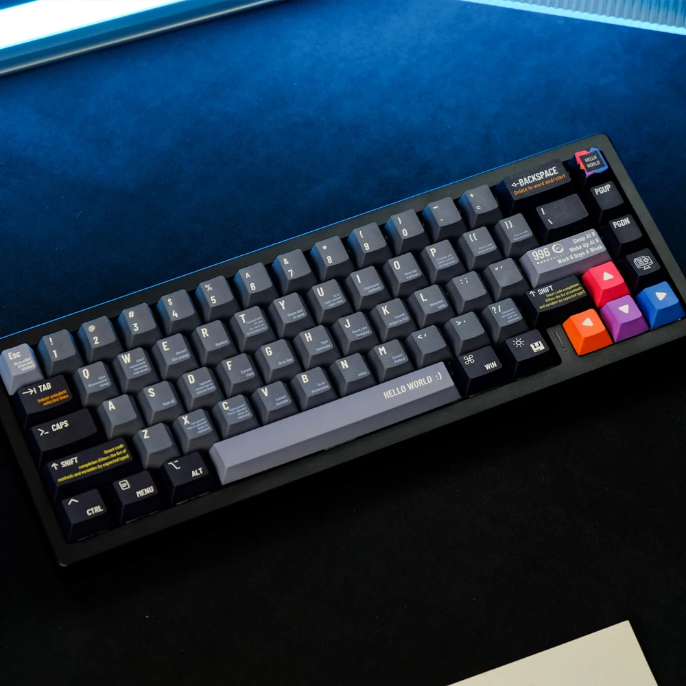 

Программатор GMK с 129 клавишами, колпачок для клавиатуры Cherry Profile PBT, колпачок для клавиш с сублимационной печатью для MX, аксессуары для механической игровой клавиатуры