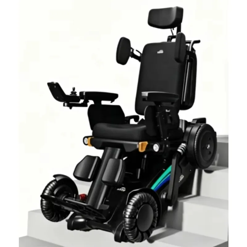 Handicapped Wheelchair Ground/Climbing Stair Climbing Wheelchair Electric Rehabilitation Therapy Wheelchair Lift