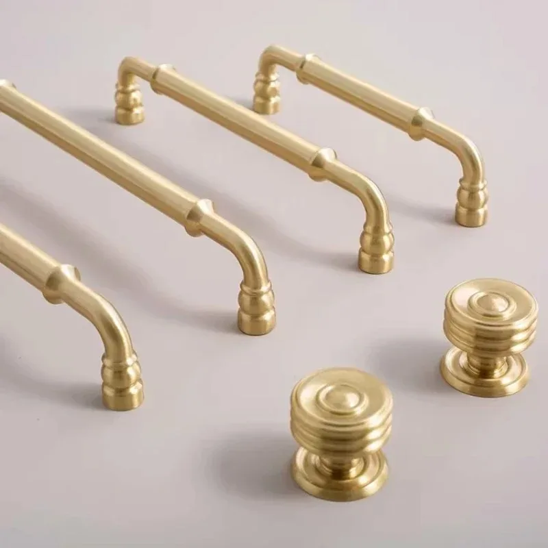 American Style Wardrobe Cabinet Door Handles Kitchen Drawer Handles Shoe Cabinet Door Handles Single Hole Furniture Hardware