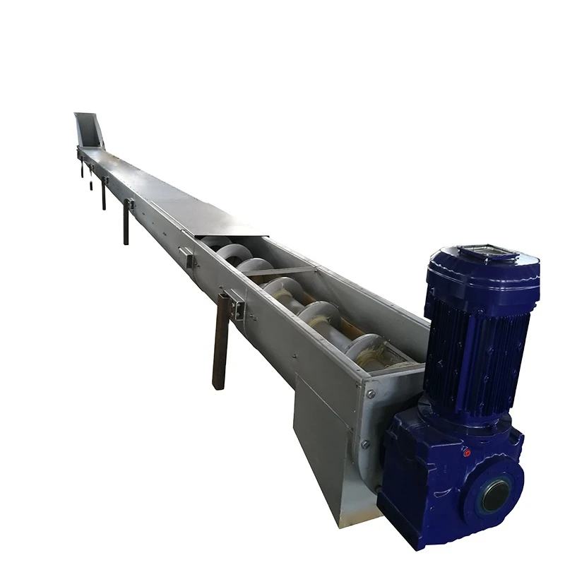 2024 OEM Custom Continuous Sludge Cake Screw Incline Shaft Conveyor Auger Conveyors Transfer Feeder Equipment