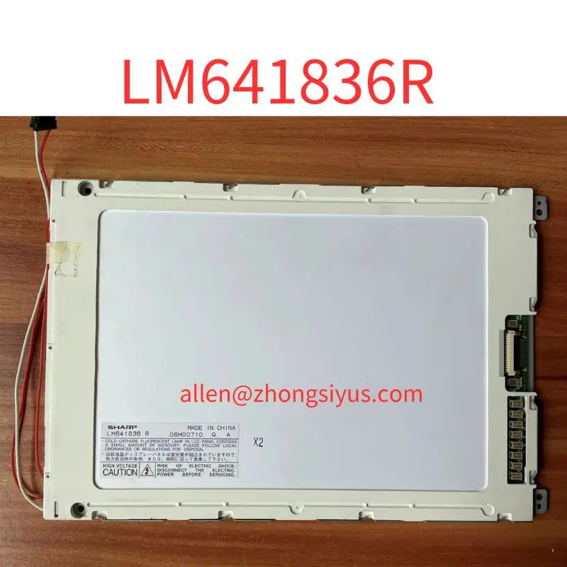 second-hand LM641836R display screen 9.4 inch 15 pin Sharp monochrome screen test OK