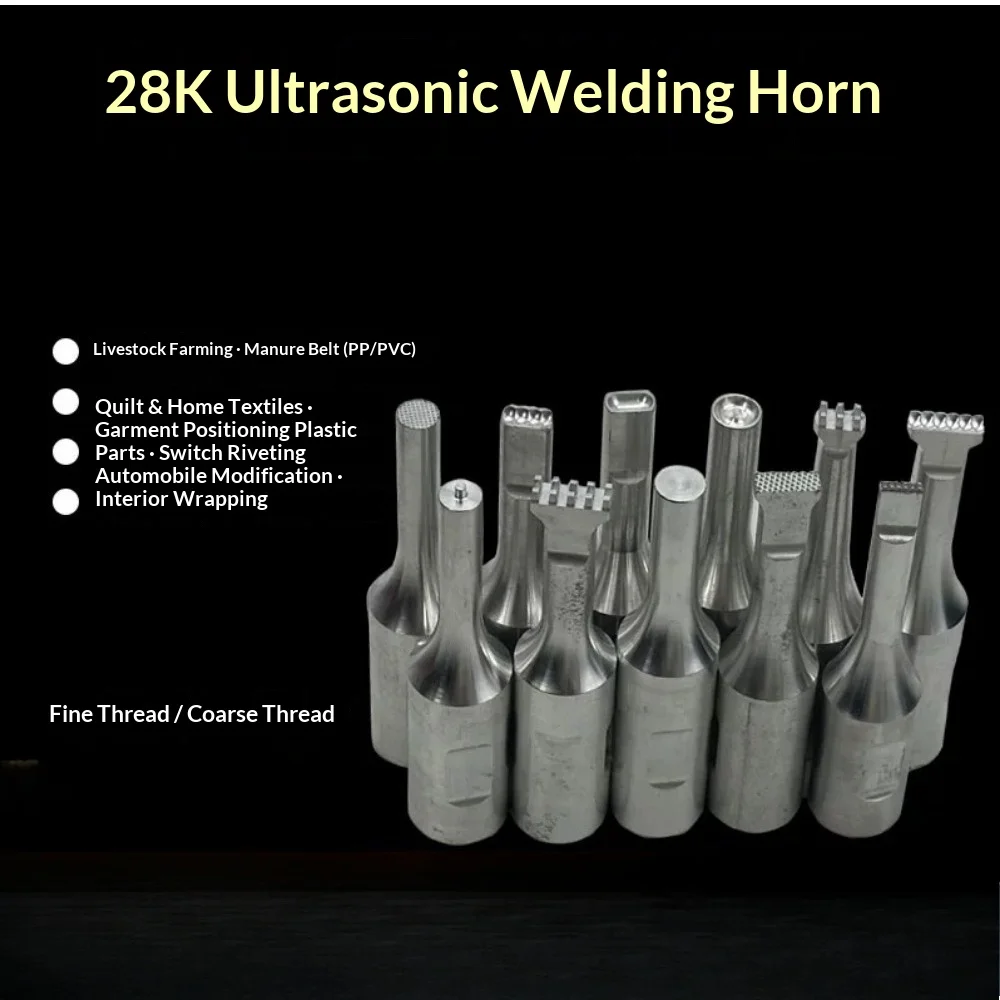 

28Khz Ultrasonic Plastic Spot Welding Machine Nozzle Magnalium Ultrasonic Mold Welding Head Can Be Customized in Size