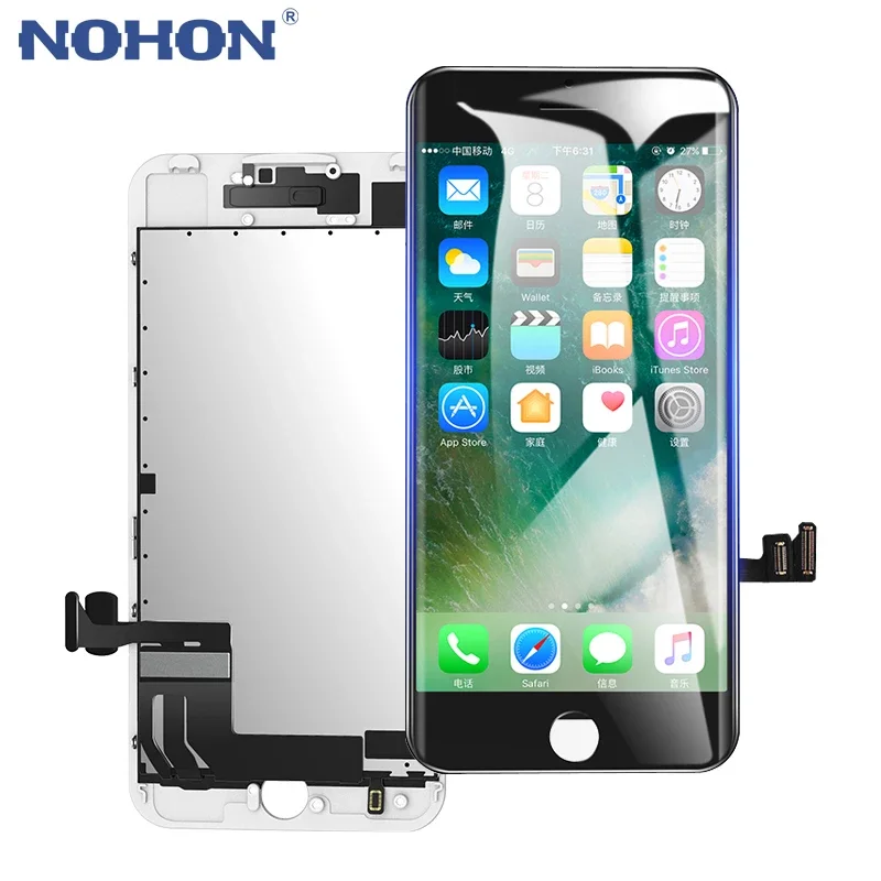 

NOHON ЖК-дисплей с сенсорным экраном и дигитайзером в сборе для iPhone 6 6S 7, замена с 3D Force ЖК-панелью + бесплатные инструменты для ремонта