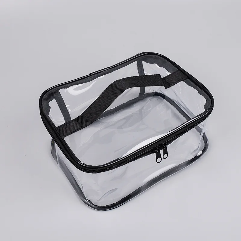 

10pcs Transparent Toys Zipper Storage Bag Large Capacity Puzzle and Block Organizer Plastic PVC Travel Cosmetic Storage Box