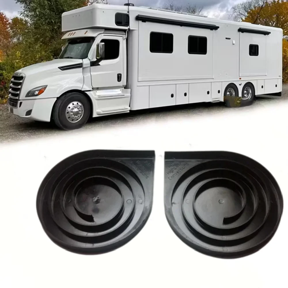 

A Pair For Tambour Door Spirals / Roller Shutters For Campervan Motorhome RV Rolling Shutter Door Reel Black