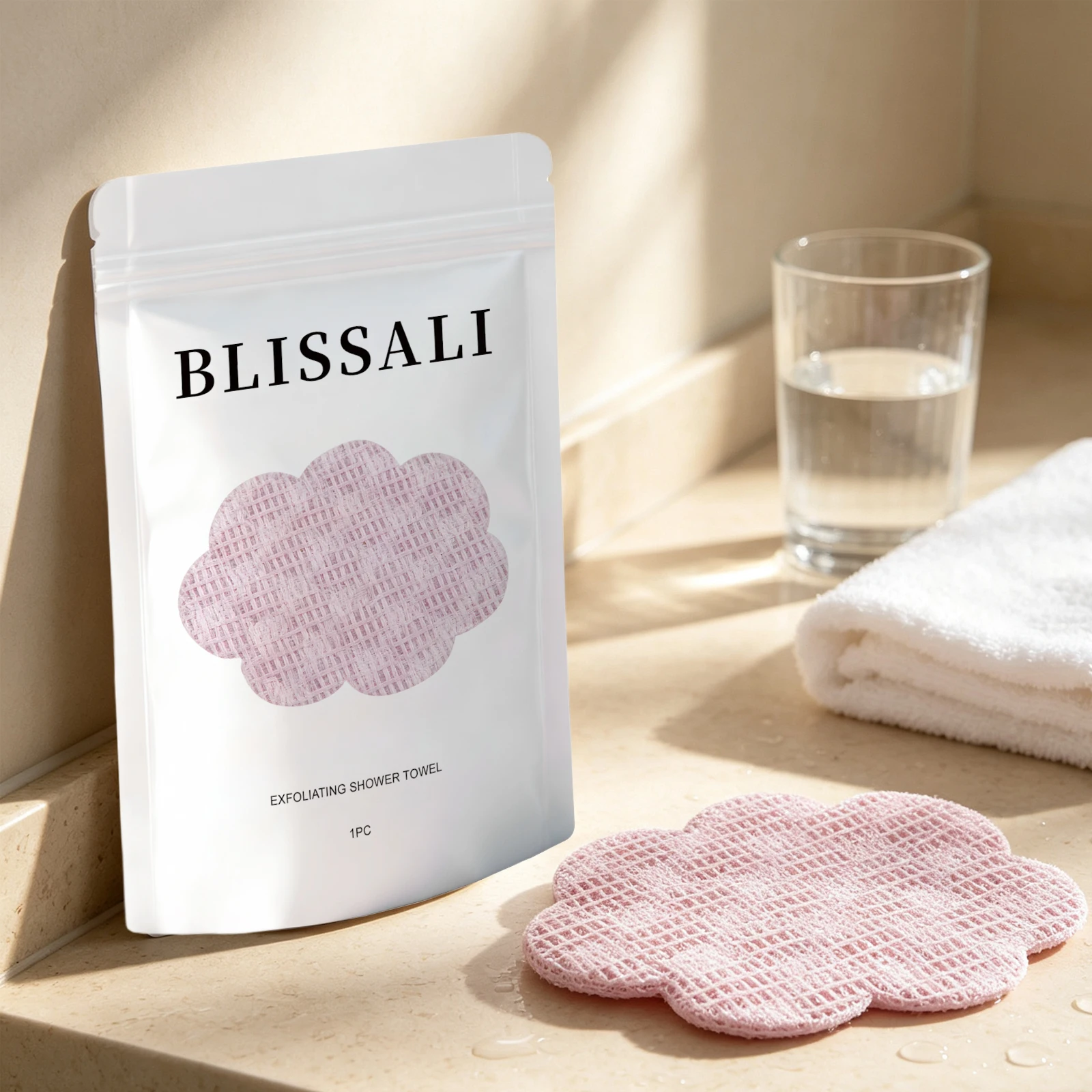 Exfoliating Bath Towel Deep Cleansing Alleviate Dull Skin Oil Control Dirt Removal Soft Durable And Easy To Carry Daily Care