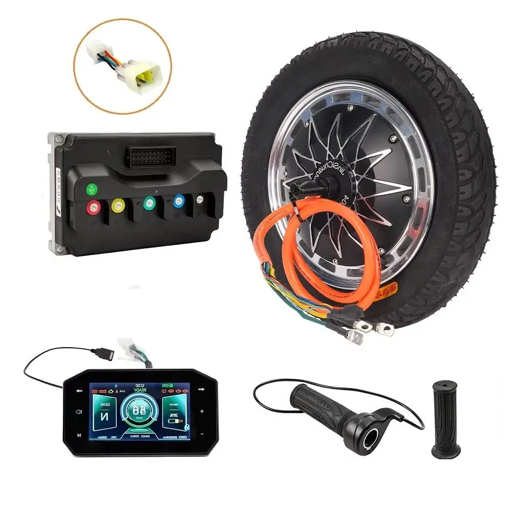 12 inch Hub Motor High Speed48-72V 1500-3500W 5000W Electric Bicycle Motor Wheel Brushless Ebike Kit with Controller