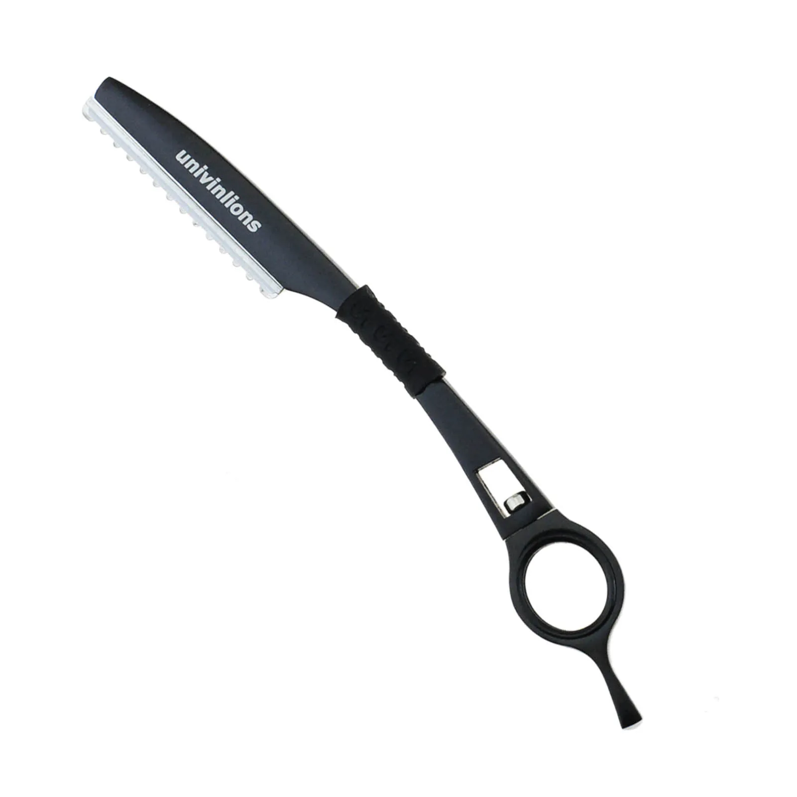 Univinlions Rotary Thinning Razor Blade Straight Salon Hairdresser Razor Hair Cutter Swivel Barber Hair Cutting Knife Thinner