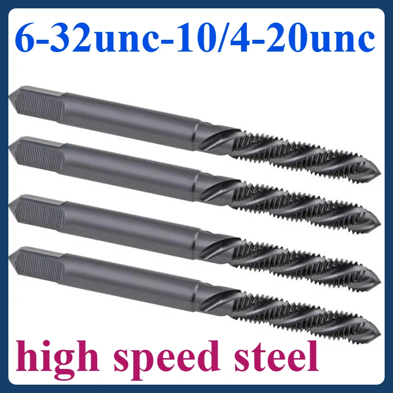 

6#-32unc-10/4-20unc U.S. Spiral High Speed Steel Taps for Threading Machines