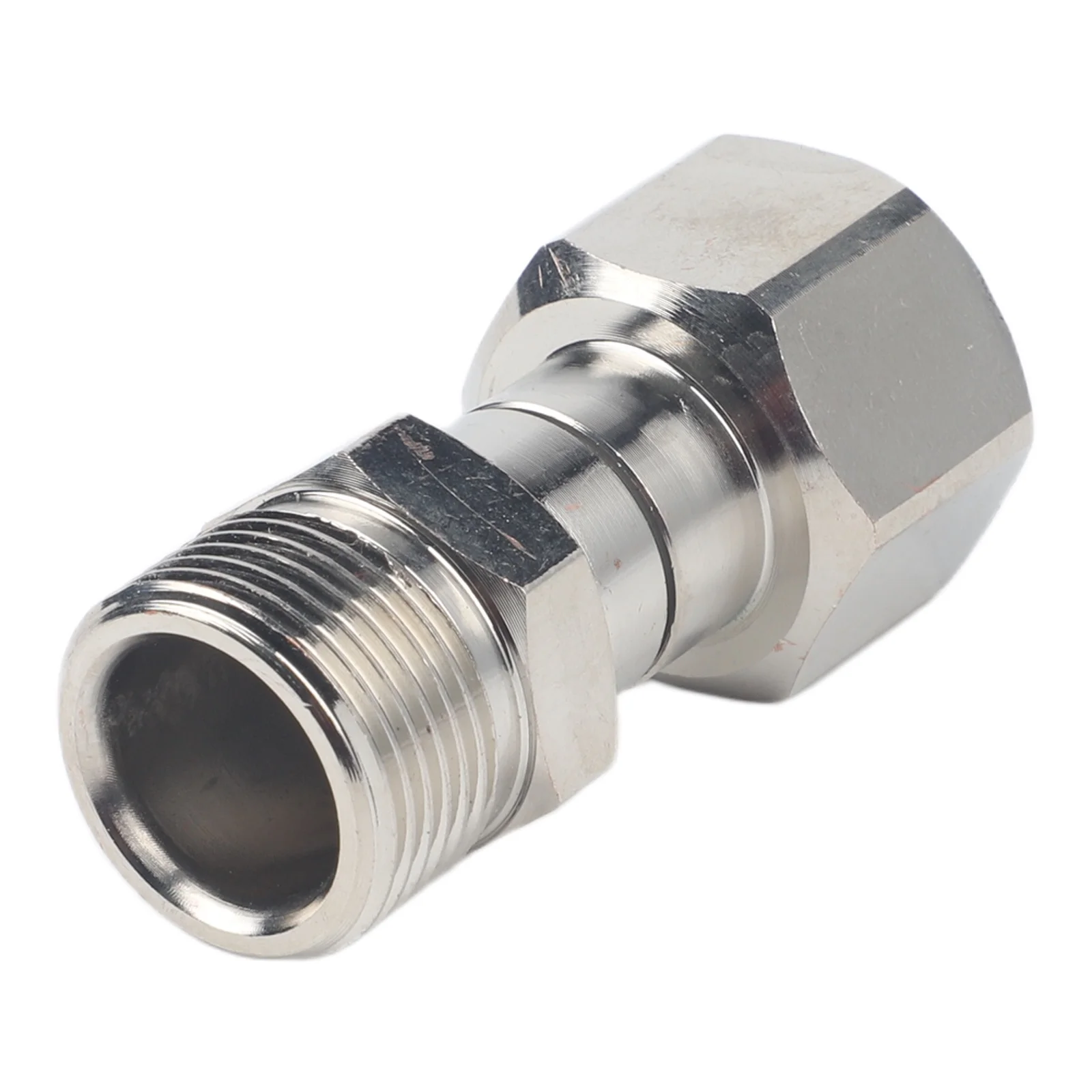 M22 Female Pressure Washers High Pressure Cleaning Tool Stainless Steel Accessory Long-Lasting Metal Connector