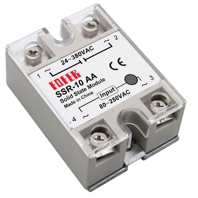 LCTC 1 قطعة مرحل الحالة الصلبة مرحلة واحدة عدم الاتصال SSR تيار مستمر إلى تيار مستمر التيار المتناوب تيار مستمر إلى التيار المتناوب 24-380VAC 10A 25A 40A 50A 60A 80A 100A