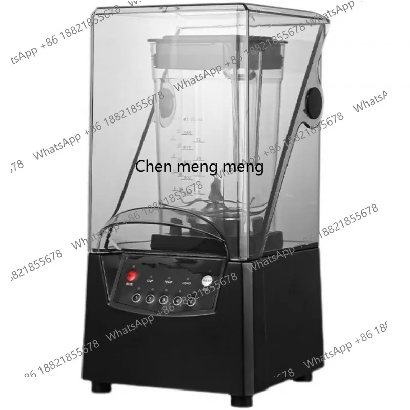Commercial sound insulation smoothie cooking machine silent stirring milk tea shop with cover smoothie crusher juicer