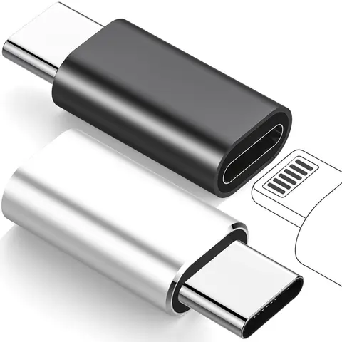 USB C Male to Compatible for Ios Female Adapter Compatible for iPhone 13 12 11pro X XS 8 7 Type C Charger Connector Cable