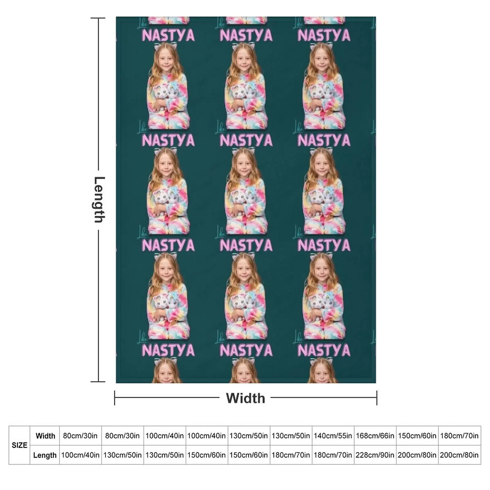 Funny Like Nastya 2022 Throw Blanket Camping Thermal Blankets