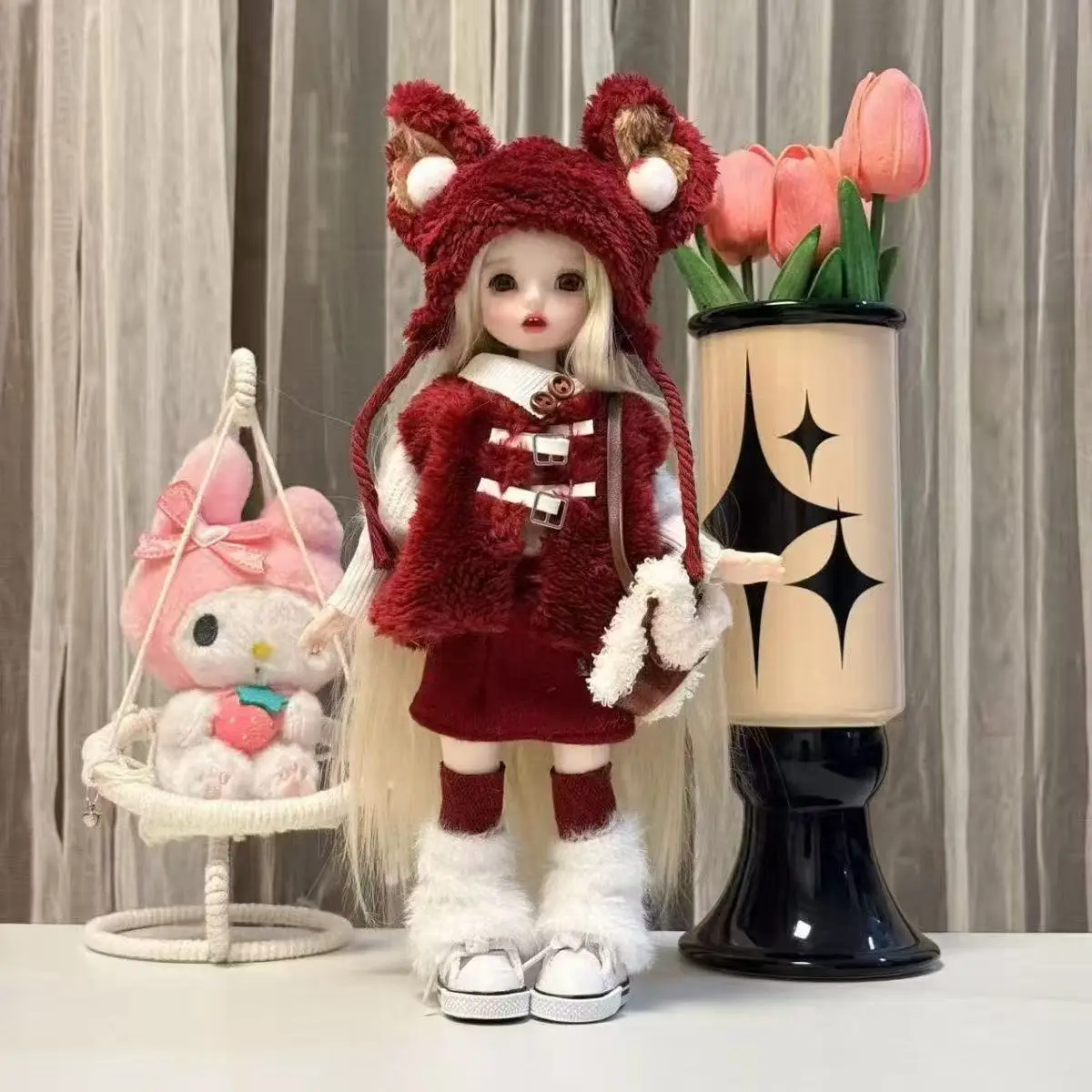 

For 1/6 BJD 30cm Lolita Doll Clothes Set - Doll Outfit Dress Up Accessories No Doll