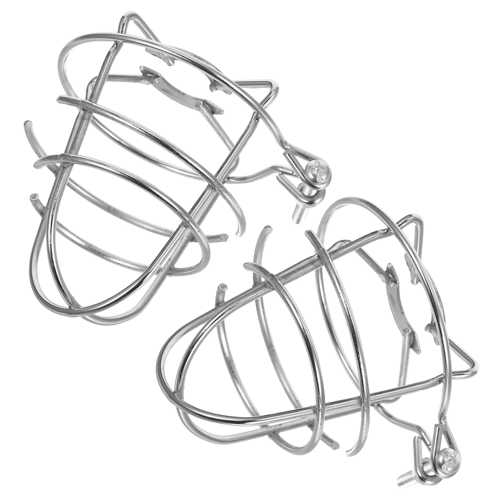 2pcs Sprinkler Cover: Stainless Steel Fire Sprinkler Head Protector For Ceiling Pendent Systems Universal Metal Guard Cage For