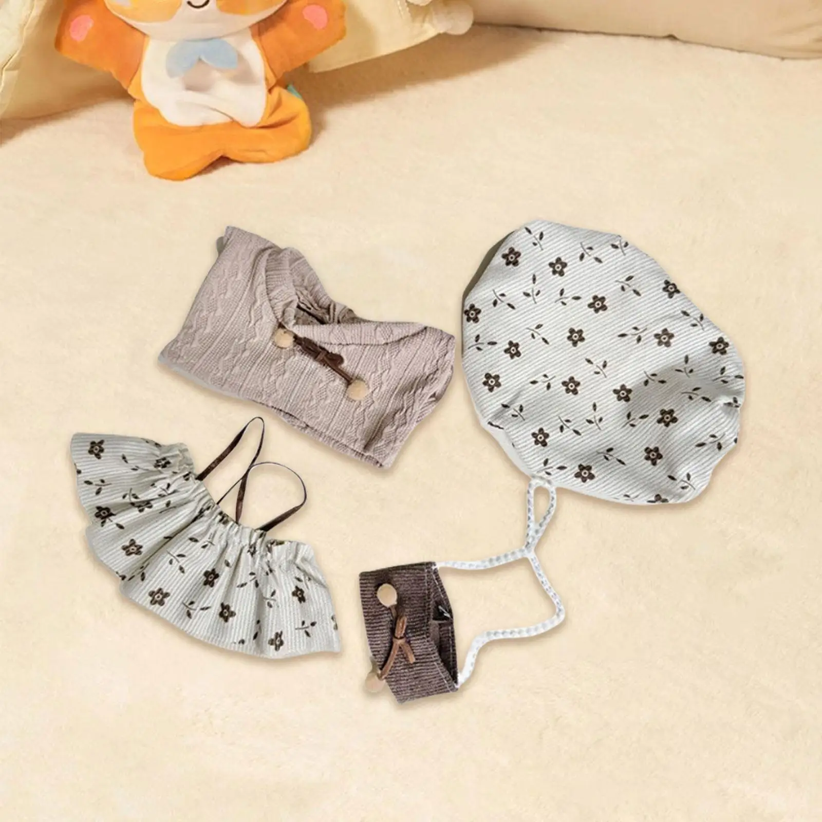 

Одежда для плюшевых кукол 20 см, аксессуары для мягких животных, мягкий, реквизит для фотографий, плюшевое платье для куклы, костюмы «сделай сам», стильный костюм для куклы