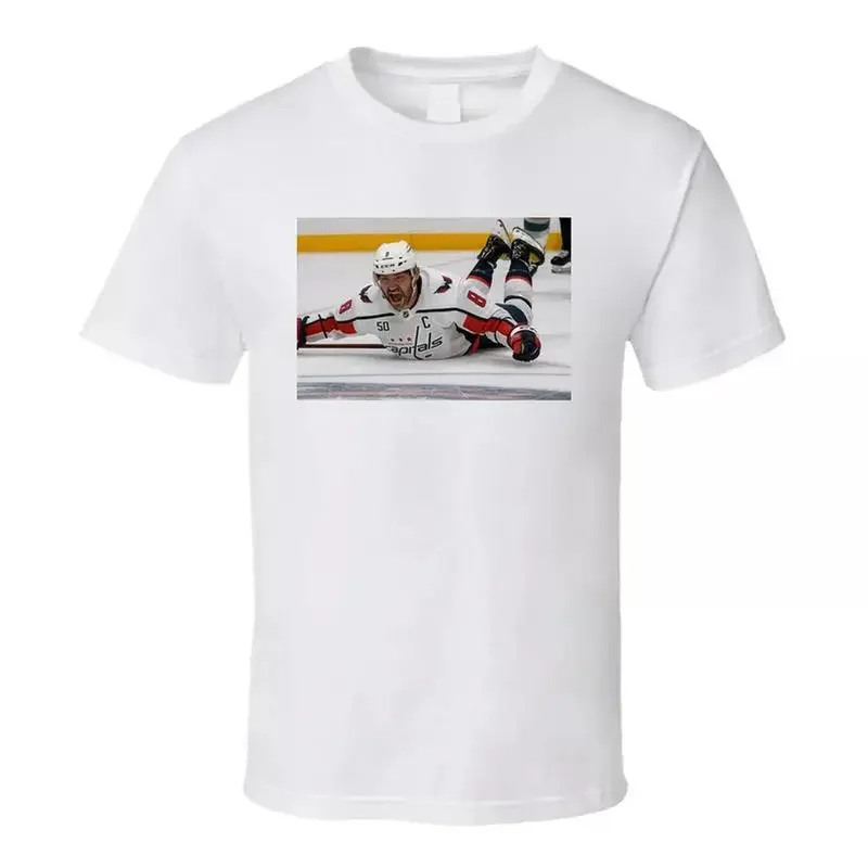 Ovechkin 895 Celebration Goal Score Record T Shirt S 5XL