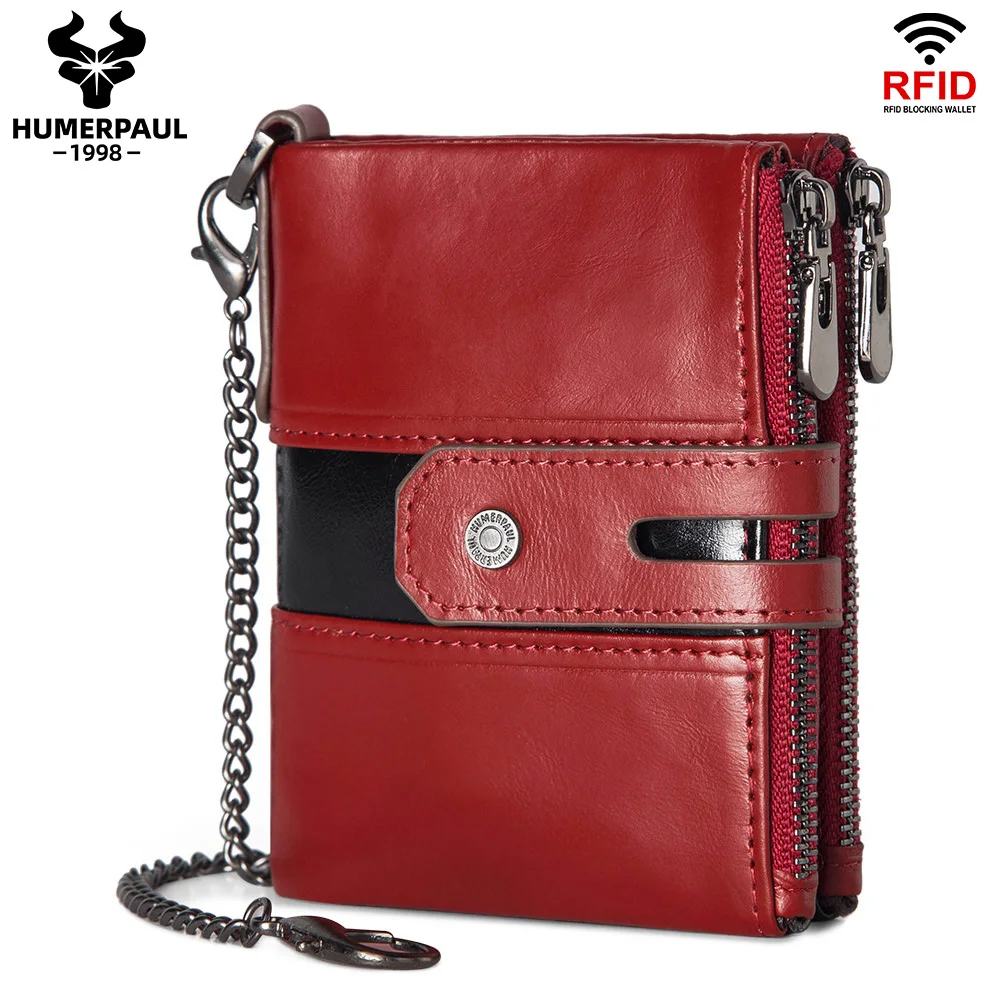 LAREET RFID Wallet For Men Anti-theft durable Super Value Luxury Leather Card Holder With Multifunctional Zipper Coin Purse