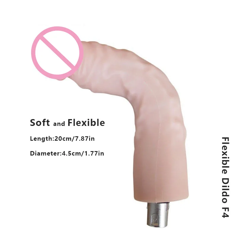 Flexibled and Soft Dildos with 3XLR Interface Automatic Sex Machine Accessories Adult Toys for Women or Couples Masturbator Tool