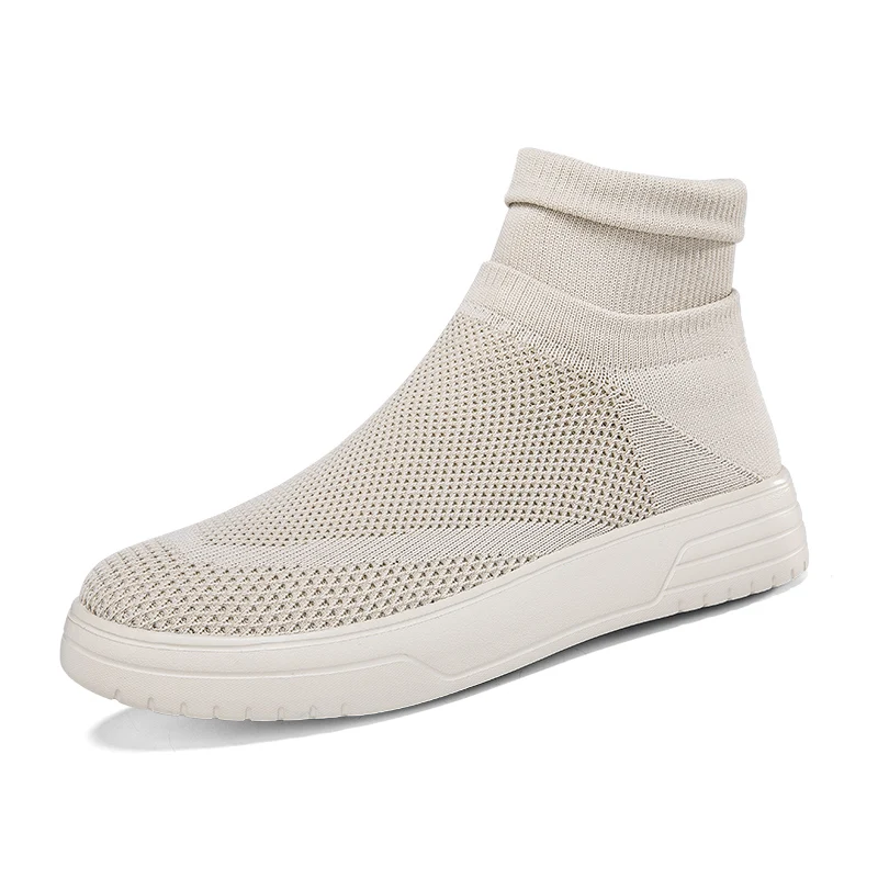 Hot Men Casual Sneakers Outdoor Sports Walking Breathable Slip-on High Quality Socks Shoes Mans Sneaker Wear-resistant Designed