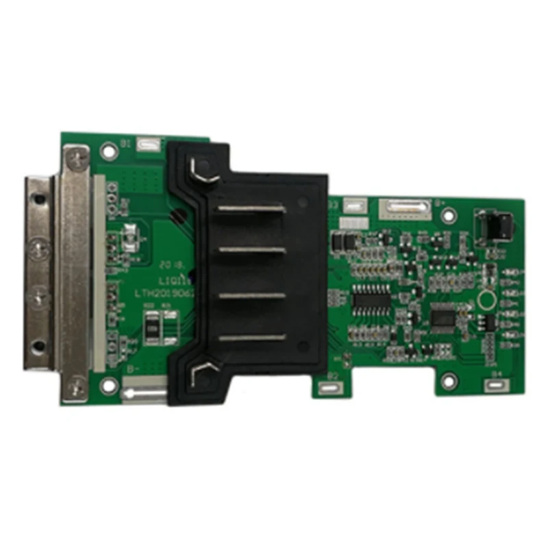 DT21 Lithium Battery Protection Board PCB for AEG RIDGID 18V, LED Charging Circuit Board view 3