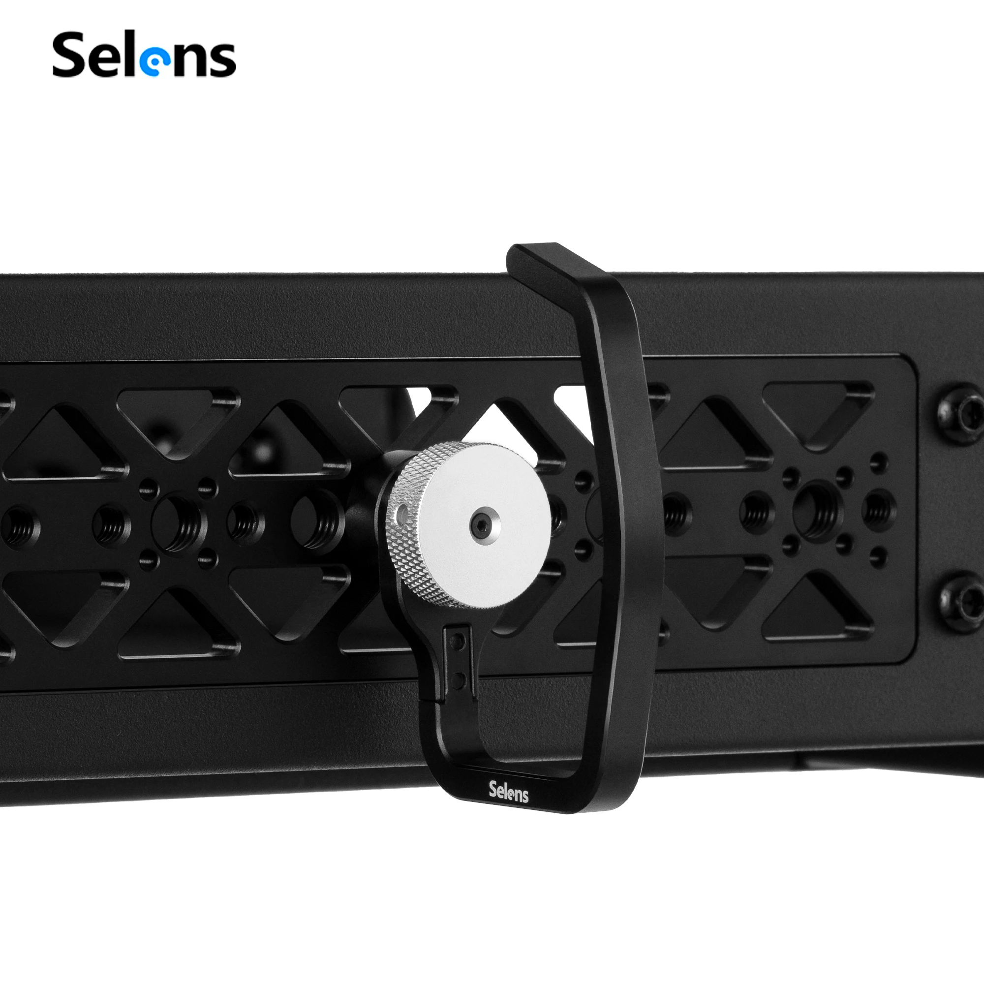 Selens 1/4''-20 Screw Hook with 45° Detents & Locating Pin Professional Lock for Laptop Plate ,Cart Workstation & Cheese Plates