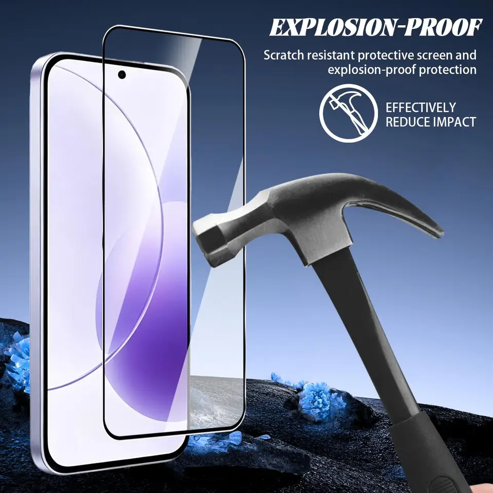 Para Honor X7e Protectores de Pantalla de Privacidad Vidrio Templado Dureza 9H A prueba de Golpes Anti-rayaduras Películas Anti-espía para Honor X7e 5