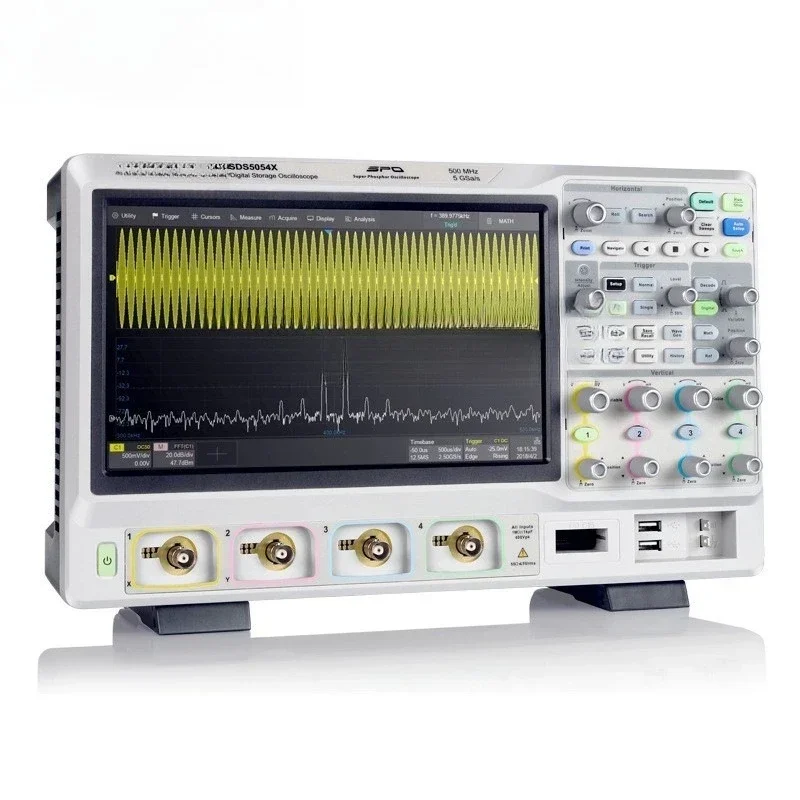 Four-channel 350M screen oscilloscope 5G sampling rate capacitive touch screen