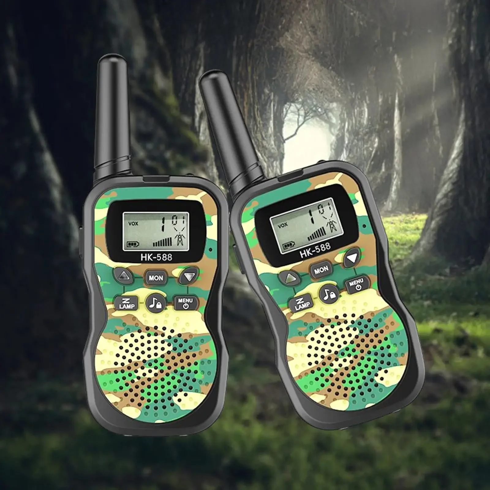 Kids Mini Radios Walkie Talkie 2PCS Electronic Toys Children Long-distance Radio Phone Outdoor Toy Birthday Gifts for Childs