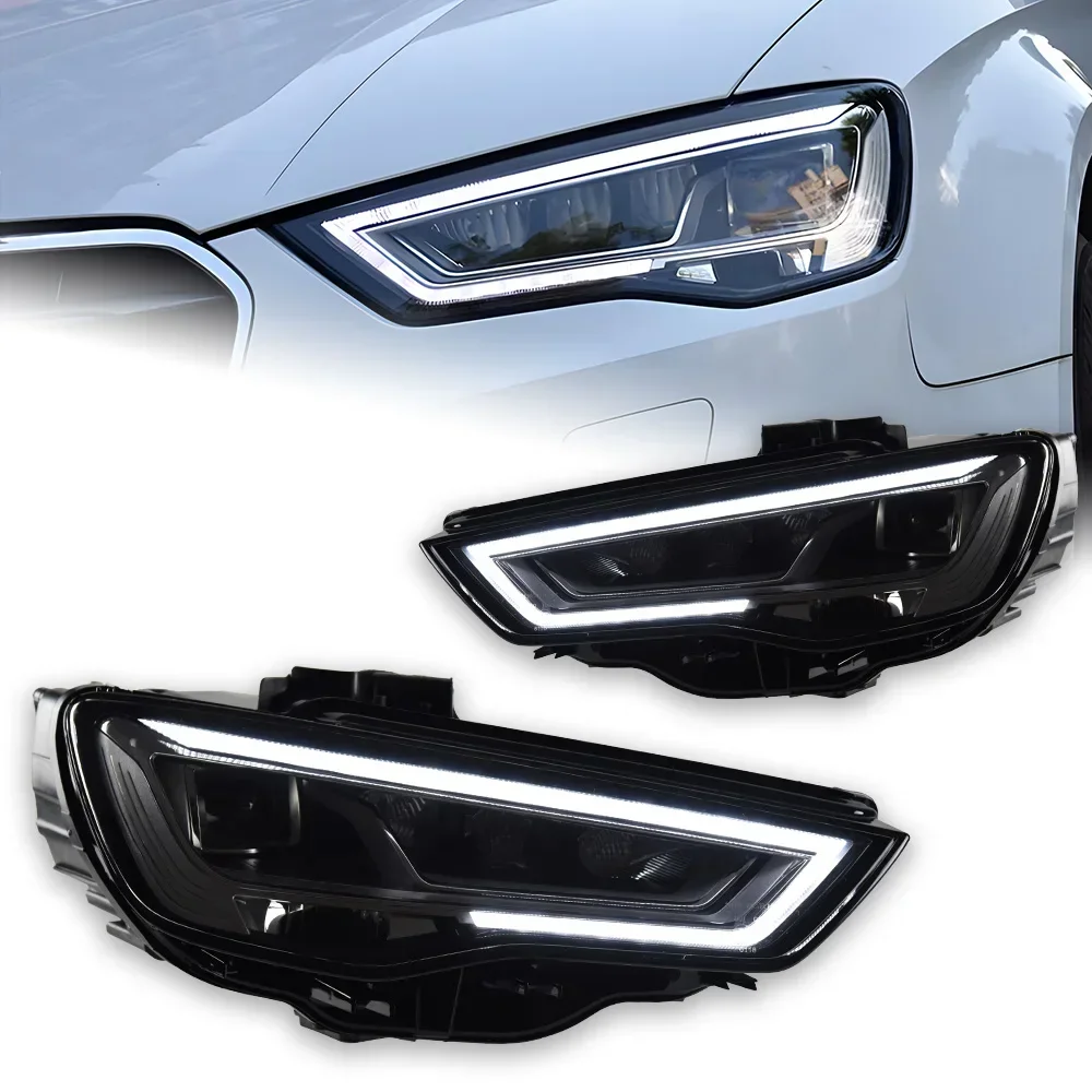 

AKD Car Styling Head Lamp for Audi A3 Headlights 2014-2016 A3 8V LED Headlight Projector Lens DRL Head Lamp Auto Accessories