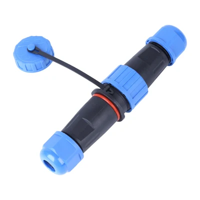 IP68 Waterproof Aviation Plug Connector 2/3/4/5/7/9/12 Pin Panel Mount Wire and Cable Solder Connection SP12 SP16 SP20 One Set