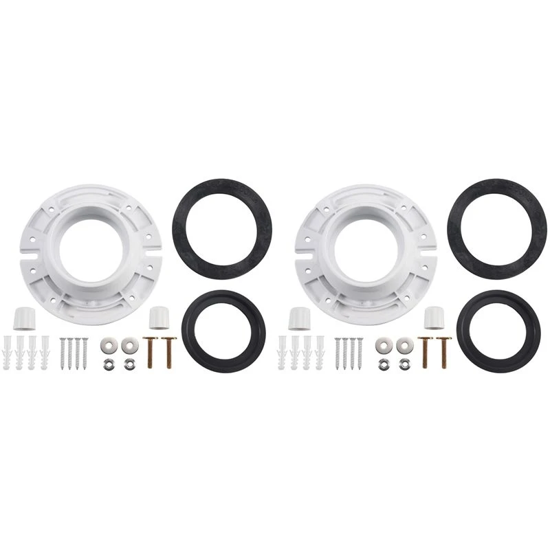 X08A 4X 3-In-1 Combo RV Toilet Seal And Flange Kit - Perfect Fit For Residence Models