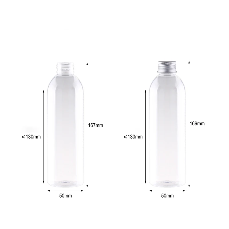 透明プラスチック化粧品ボトル250ml x 25,ディスクトップキャップ付き,フリップトップ,先のとがったマウスキャップ,空のシャンプー用容器